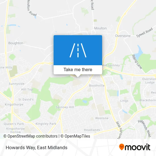 Howards Way map