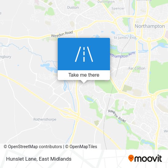 Hunslet Lane map
