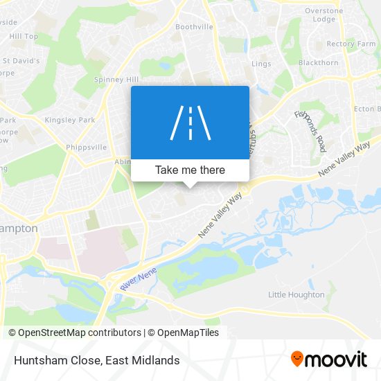 Huntsham Close map