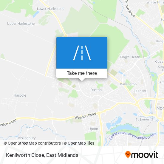 Kenilworth Close map