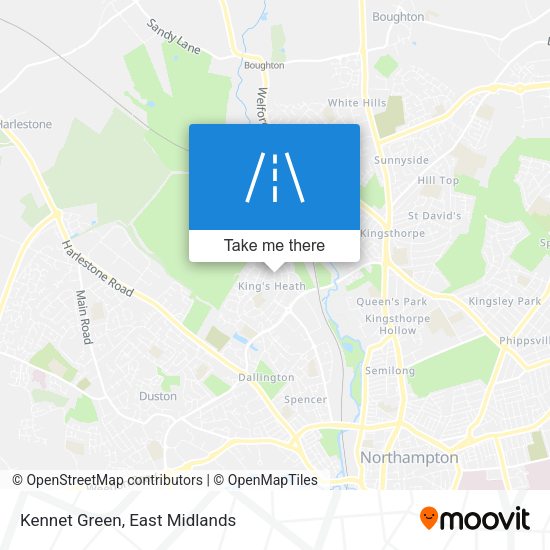 Kennet Green map