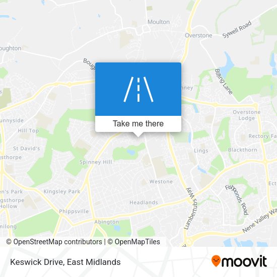 Keswick Drive map
