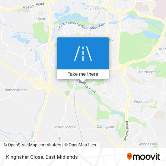 Kingfisher Close map