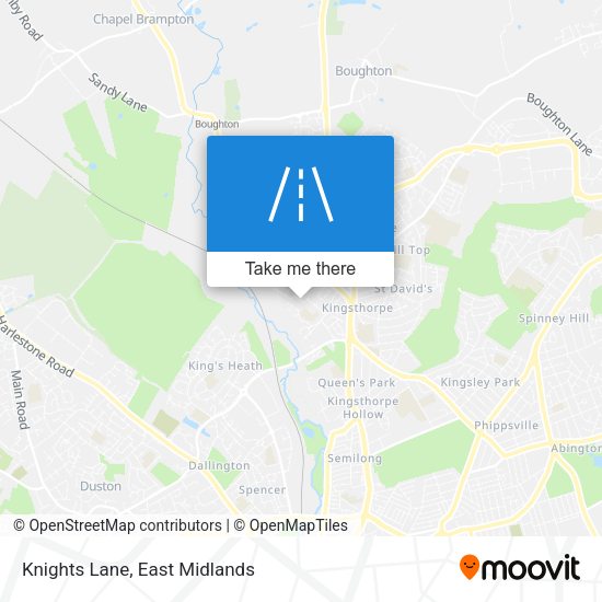 Knights Lane map