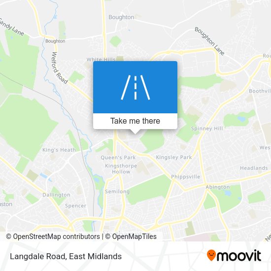 Langdale Road map