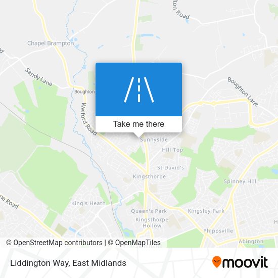 Liddington Way map