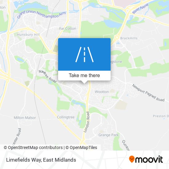 Limefields Way map