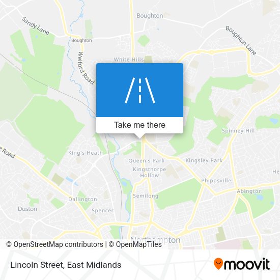 Lincoln Street map