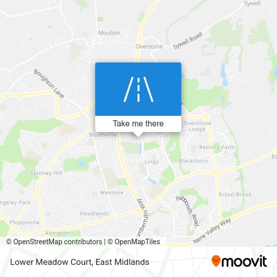 Lower Meadow Court map
