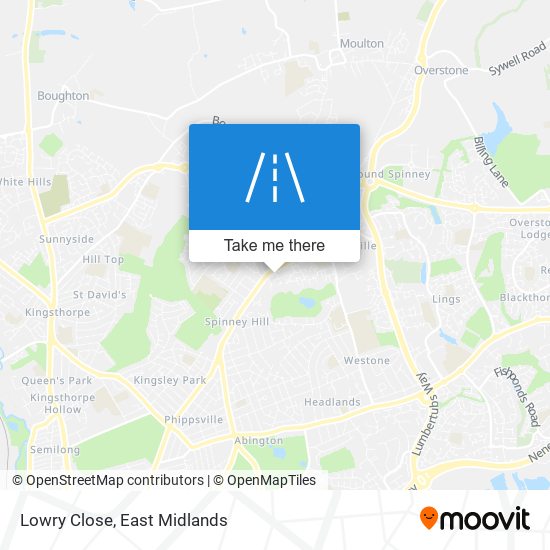 Lowry Close map