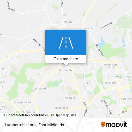 Lumbertubs Lane map