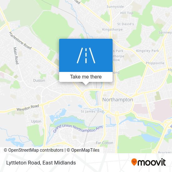 Lyttleton Road map