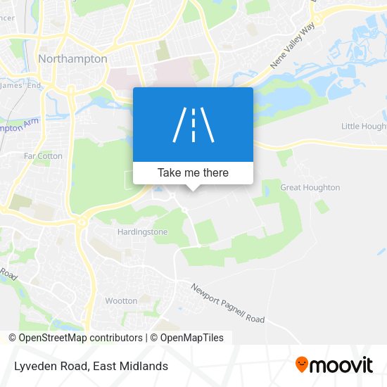 Lyveden Road map