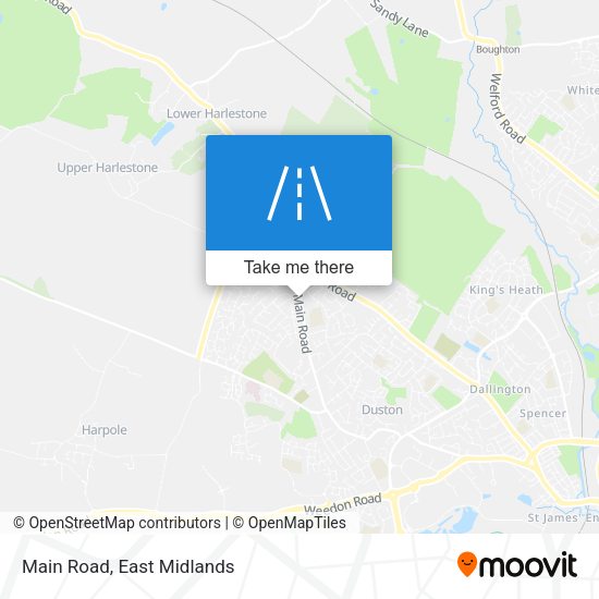 Main Road map