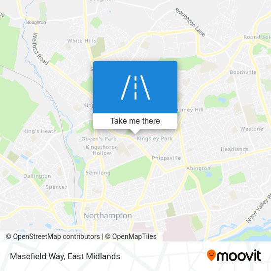 Masefield Way map