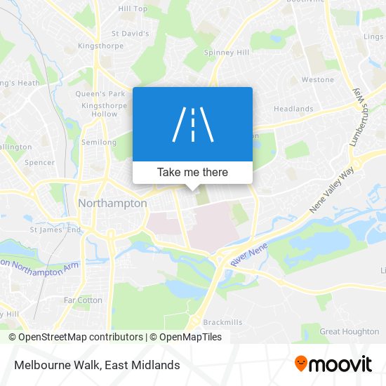Melbourne Walk map