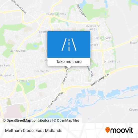 Meltham Close map