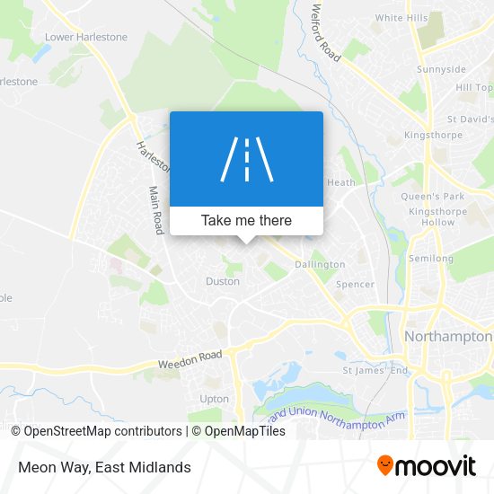 Meon Way map