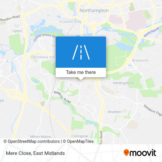 Mere Close map