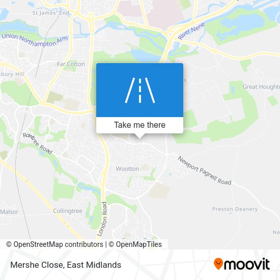 Mershe Close map