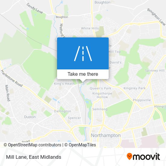 Mill Lane map