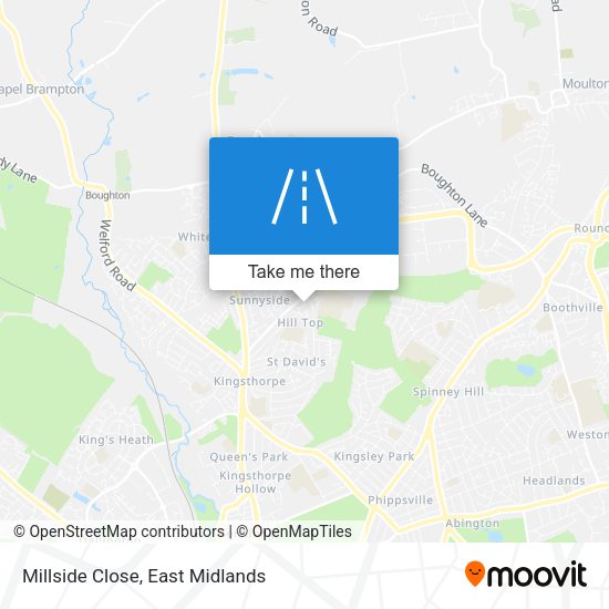 Millside Close map