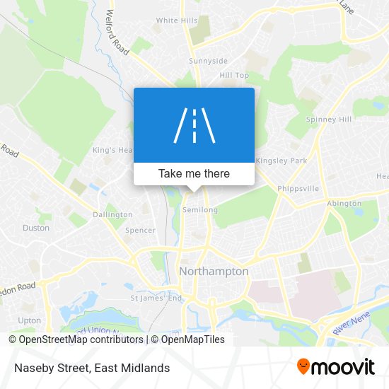 Naseby Street map