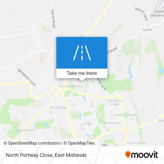 North Portway Close map
