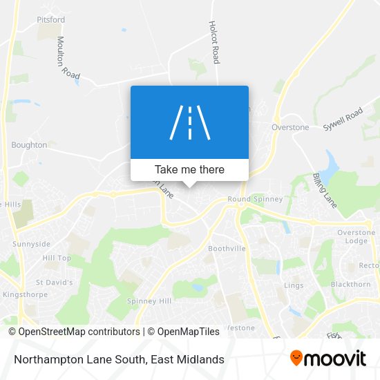 Northampton Lane South map