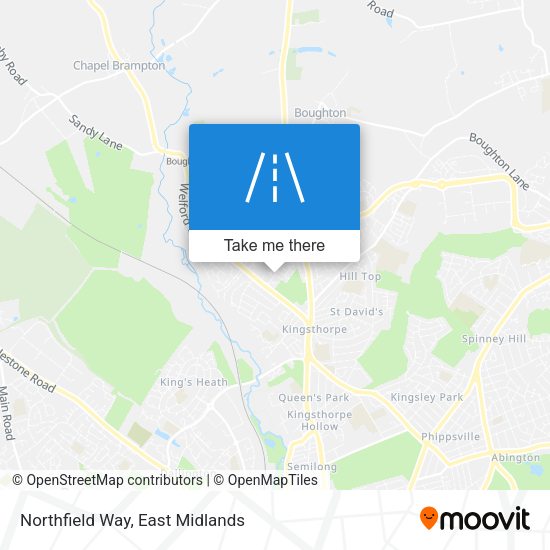 Northfield Way map