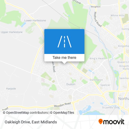 Oakleigh Drive map