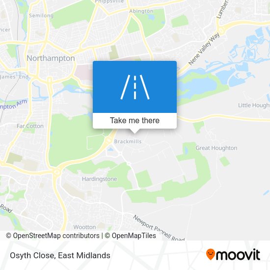 Osyth Close map
