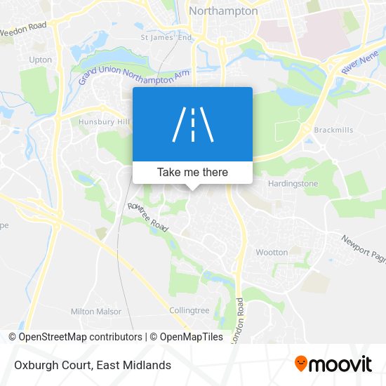 Oxburgh Court map