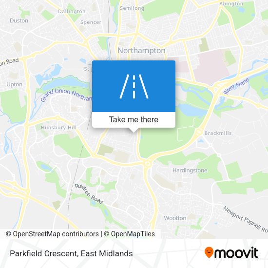 Parkfield Crescent map