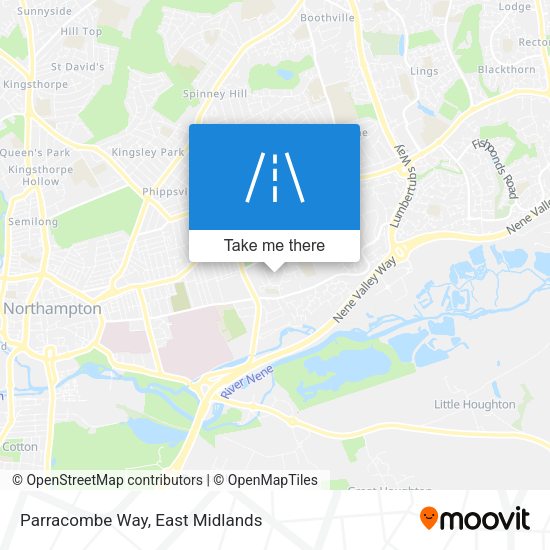 Parracombe Way map