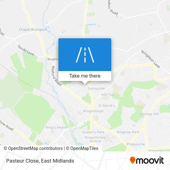 Pasteur Close map