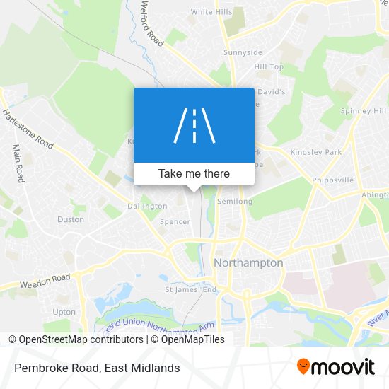 Pembroke Road map