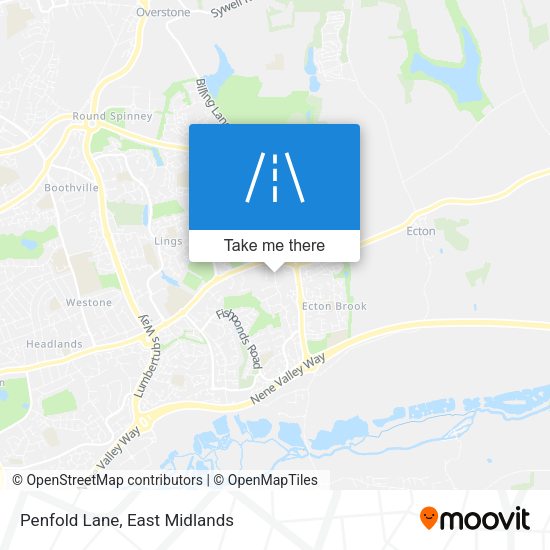 Penfold Lane map