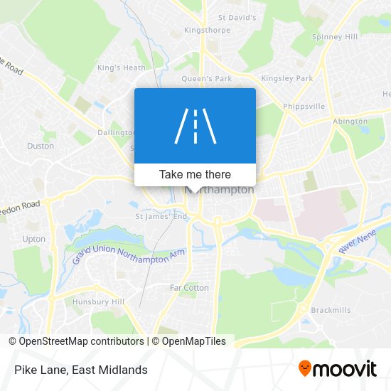 Pike Lane map