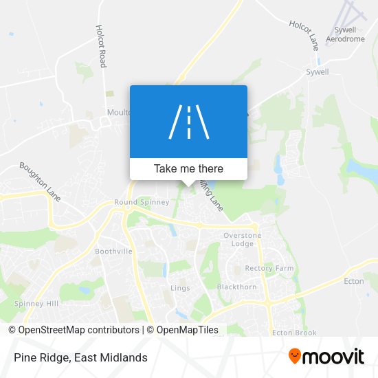 Pine Ridge map