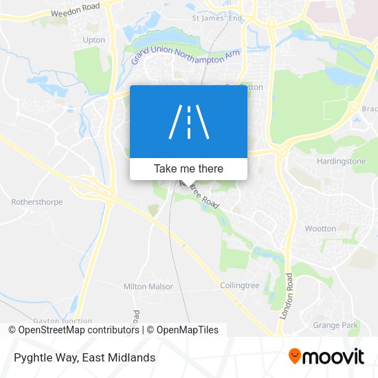 Pyghtle Way map