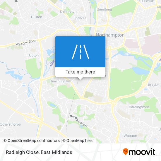 Radleigh Close map