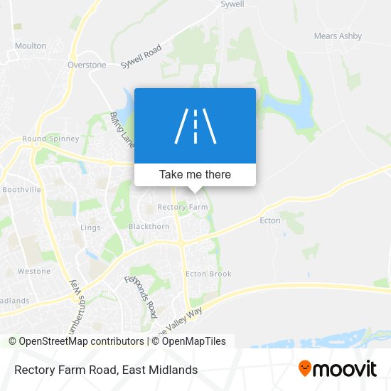 Rectory Farm Road map