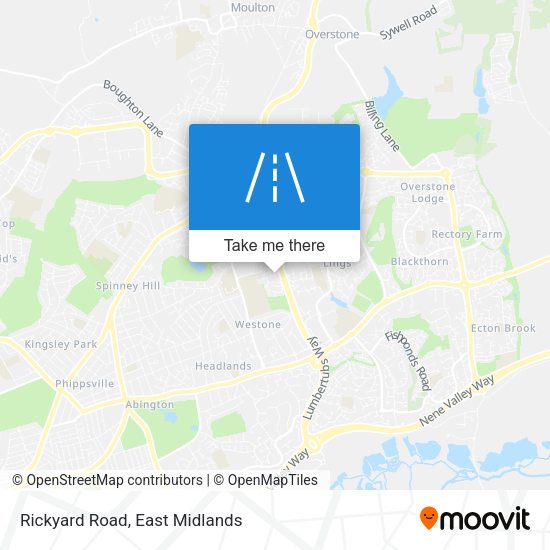 Rickyard Road map