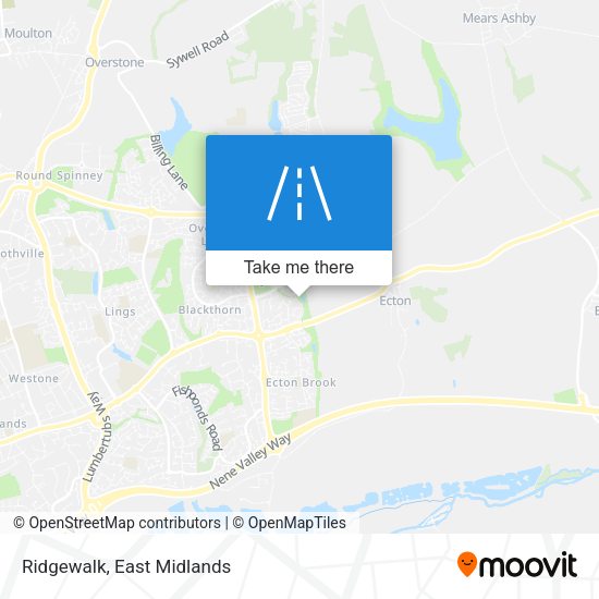 Ridgewalk map