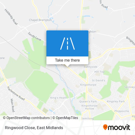 Ringwood Close map