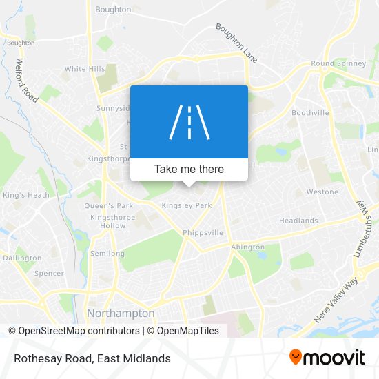Rothesay Road map
