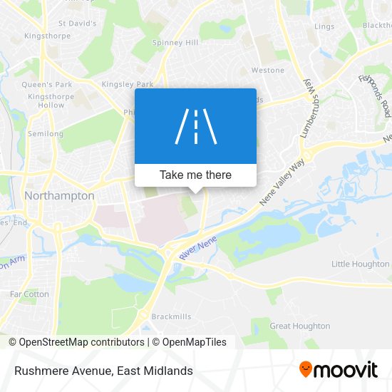 Rushmere Avenue map