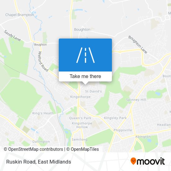Ruskin Road map