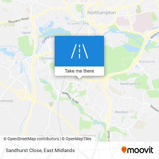 Sandhurst Close map